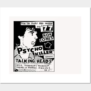 Talking Heads Psycho Killer Posters and Art